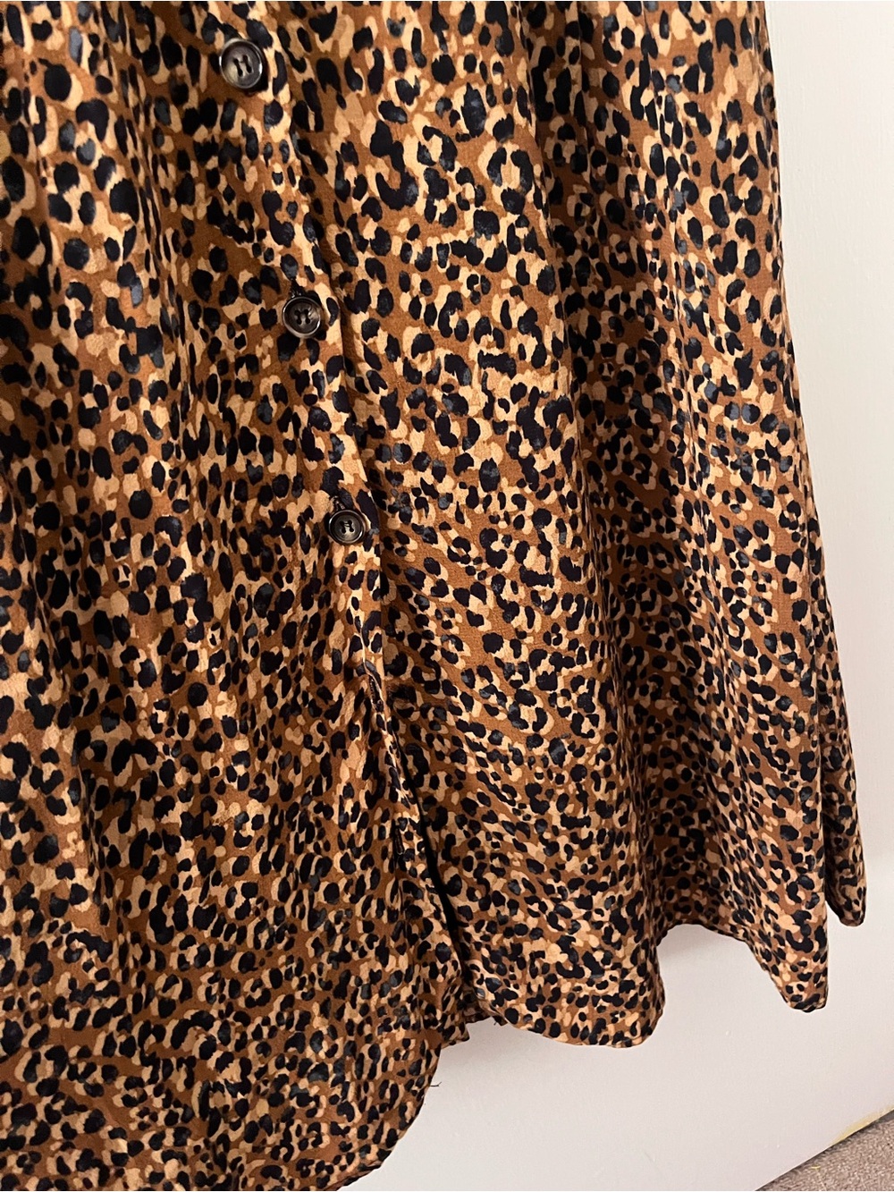 Zara TRF Animal Print Button Down Midi Dress Leopard Cheetah Size Small - Picture 5 of 10
